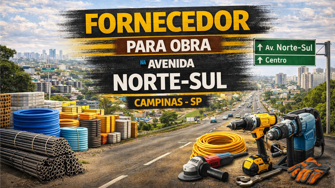 Imagem do artigo Fornecedor para obra na Avenida Norte-Sul