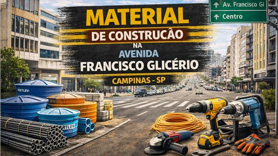 Capa do artigo Material de construcao na Avenida Francisco Glicerio